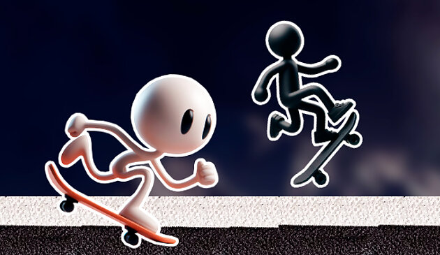 Черно-белый Стикмен