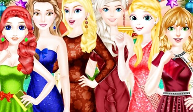 Девушки на Рождественском балу