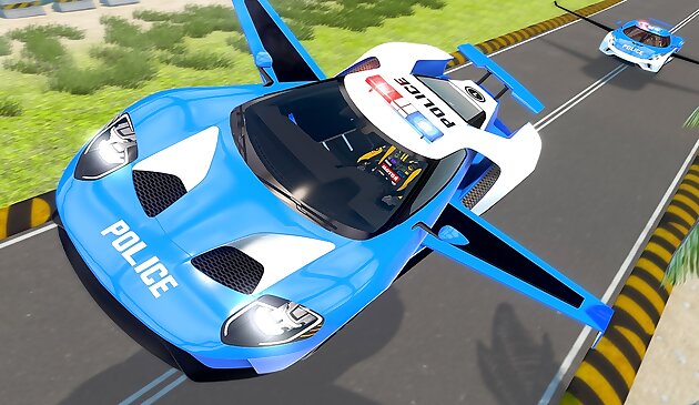 Летающий автомобиль Полицейская игра