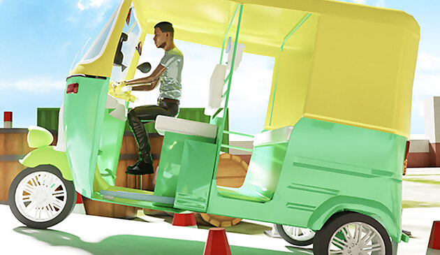 Тук-тук рикша парковка