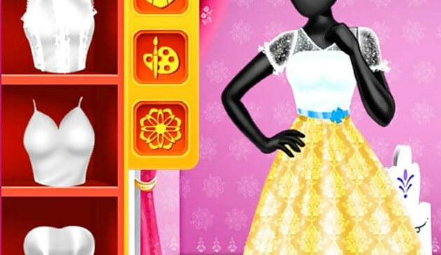 Модная студия: снежная королева платье 2