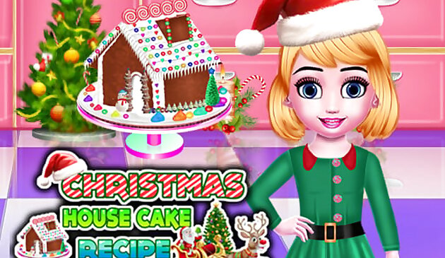 Рождественский дом: рецепт торта