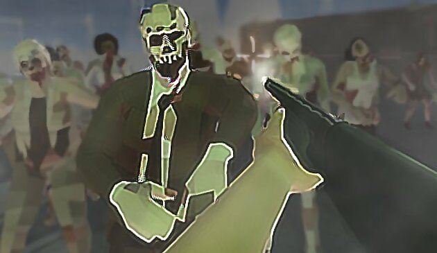 Zombie-Überlebens-FPS : Verteidigung Z Mart