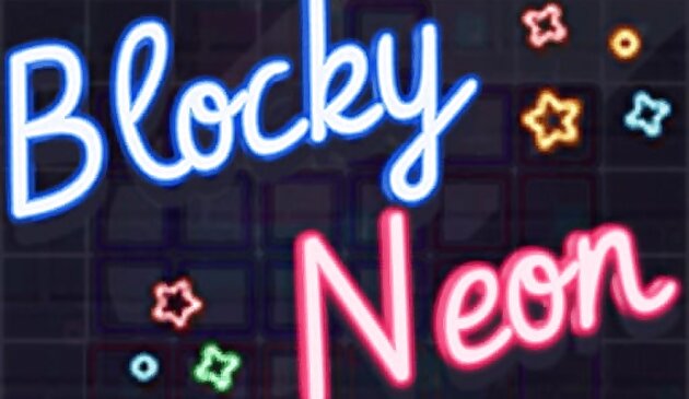Блочный неон