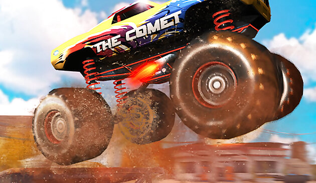 Монстр грузовик трюк гонки