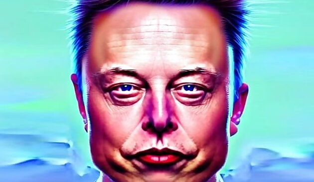 Drôle de visage d’Elon Musk