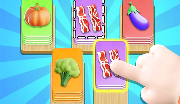 Карточки еды сортировать