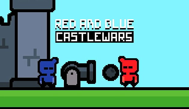 红色和蓝色城堡战争