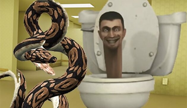 Python Snake Bunuh Ruang Belakang Toilet Skibidi