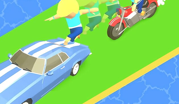 Автомобиль весело гонки