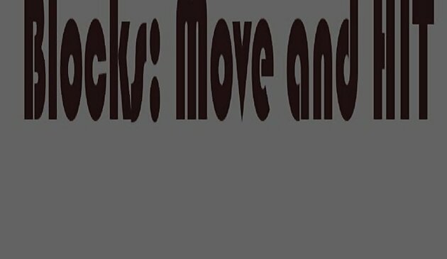 Блоки двигай и ударяй
