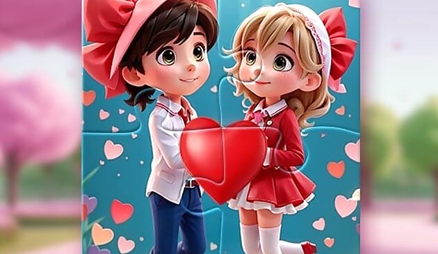 발렌타인 커플 직소 퍼즐