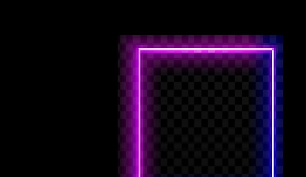 Неоновый квадрат Порыв