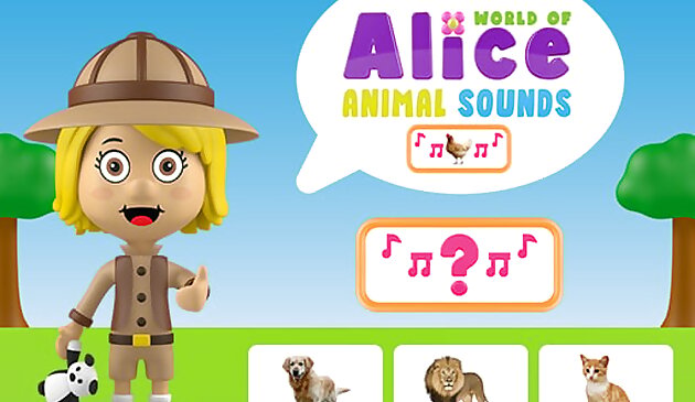 Mundo ng Alice Animal Sounds