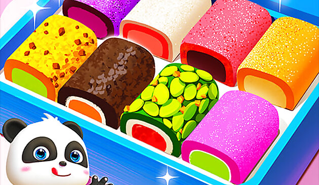 Kleiner Panda-Süßigkeitenladen