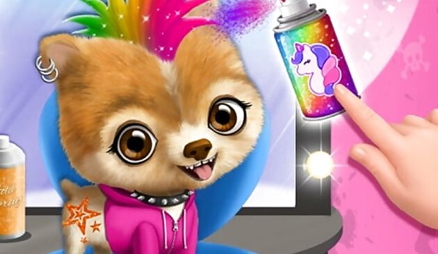 Рок звезда животных Парикмахерская