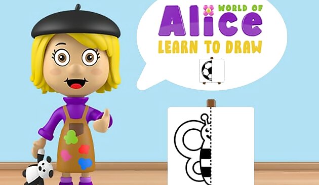 Dunia Alice Belajar Menggambar