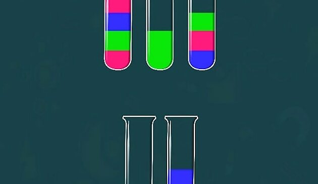Водная сортировка Цвет в бутылке