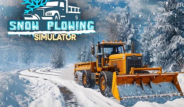 Симулятор снегоуборочных работ