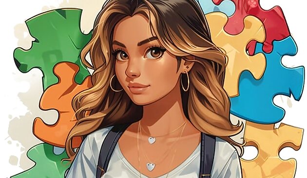 Скользящая аниме головоломка