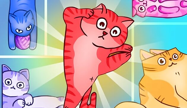 Блочная головоломка коты