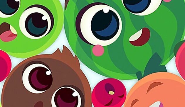 Смешные фрукты соединить и собрать арбуз