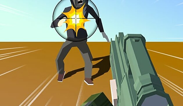 Объединить пистолет FPS стрельба зомби