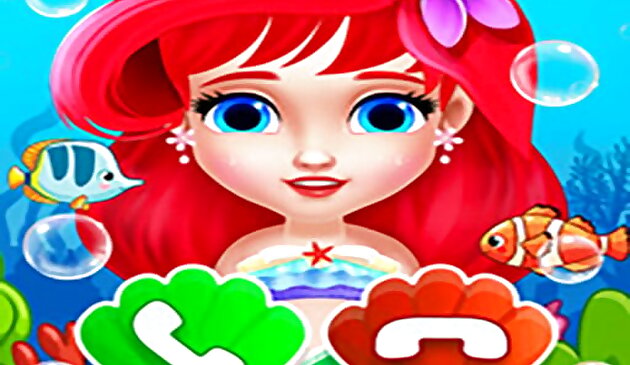 Малышка принцесса русалка телефон