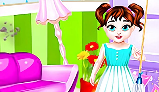 Малышка Тейлор: уборка дома