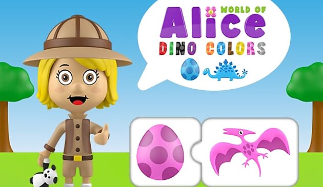 Мир Алисы: дино цвет