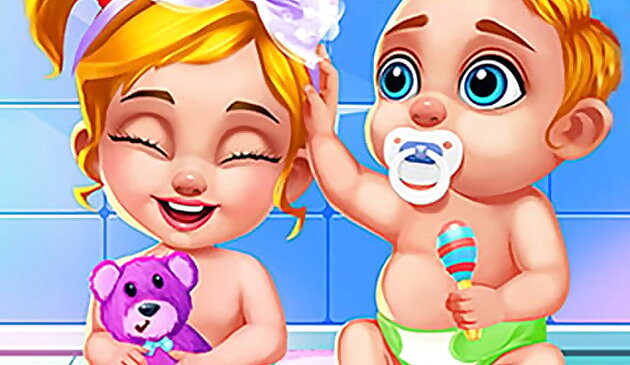 Новорожденные милые близнецы