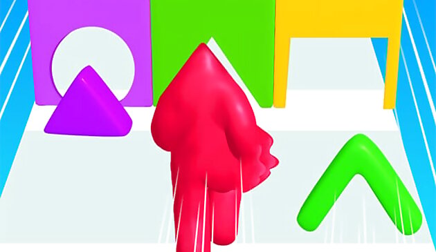 Гонки блоб преобразования фигуры