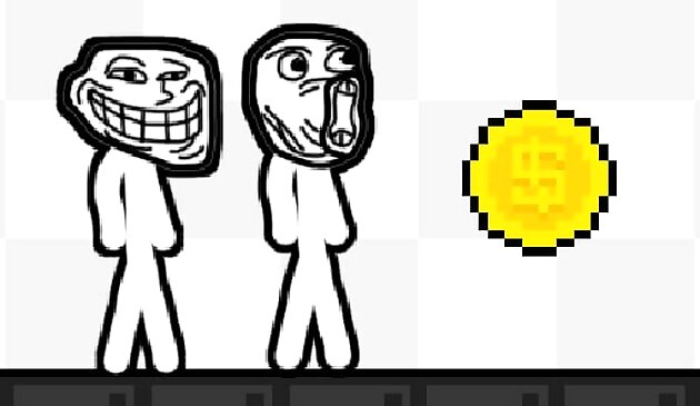 Тролль палка лицо побег