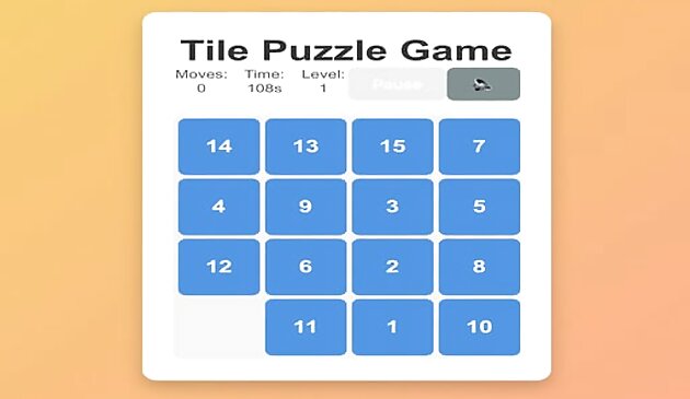 Плитка головоломки игры