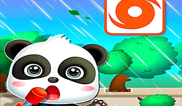 Малыш панда ураган безопасность