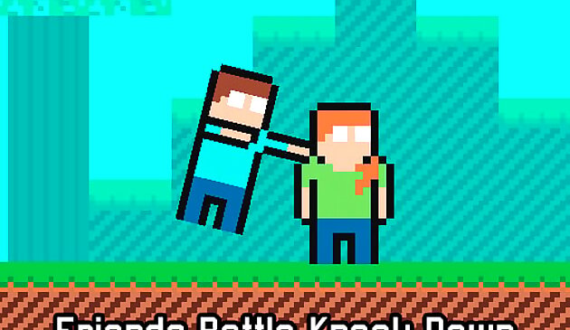 Друзья битва нокдаун