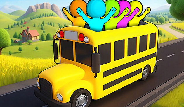 Автобусный матч: цветная парковка джем