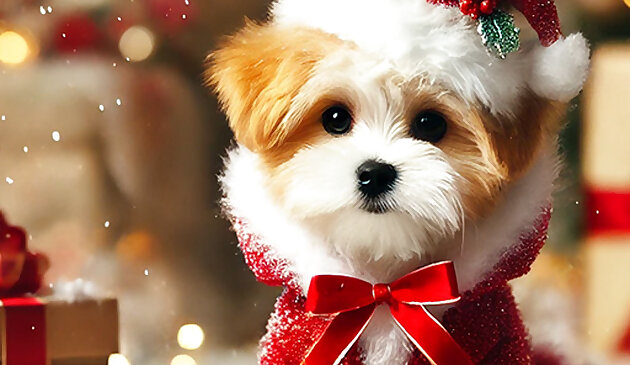 Милые животные пазл очаровательные щенки и котята