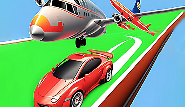 Эпический автомобиль трансформировать гонки