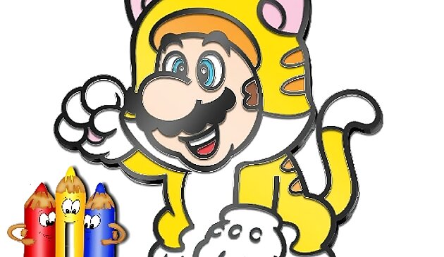 Книжка-раскраска Марио Раi