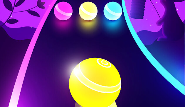 Танцевальная дорога: бег цветного шара