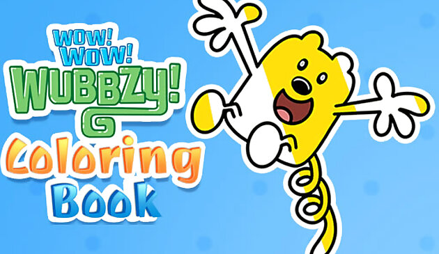 Вау, Вау, Ваббзи книжка-раскраска