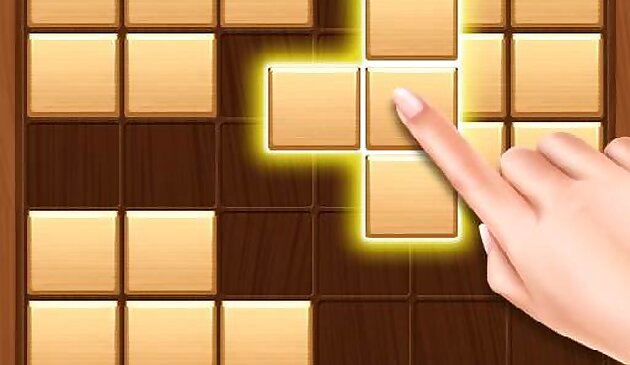 Деревянный блок головоломка