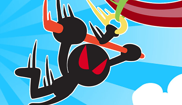 Стикмен скалолаз