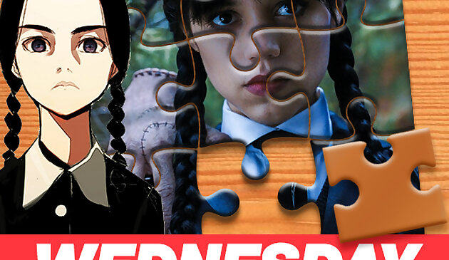 Уэнсдей Адамс пазл