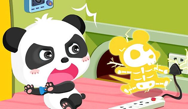 Малыш панда безопасность дома