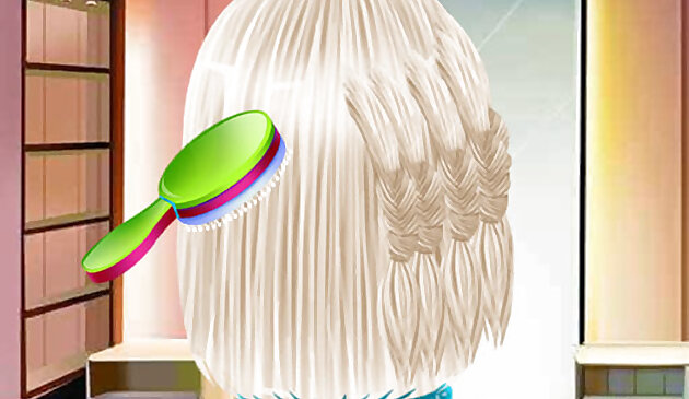 Дизайн прически для девочек