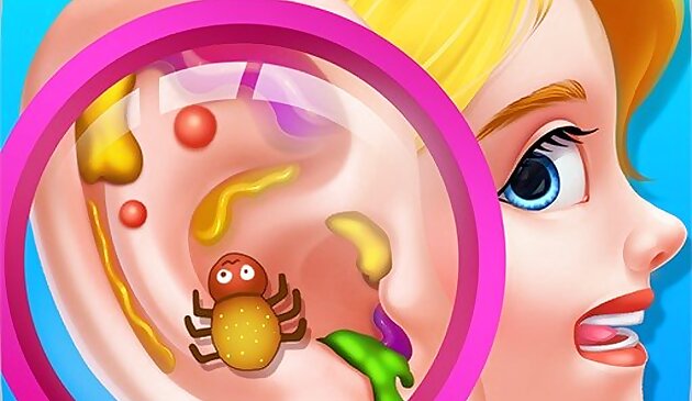 Ухо доктор Маленький доктор хирургия уха