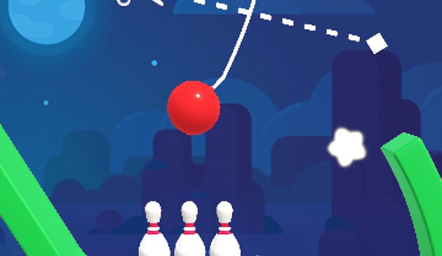 Веревочный боулинг головоломка