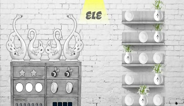 Черно-белый дом побег